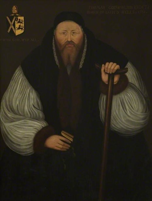 Thomas Godwin (1517–1590), Bishop of Wells (1584–1590) (copy after the original at Christ Church Col, 1827, 