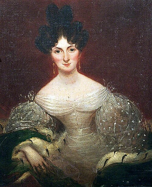 Mrs William Hargood, née Catherine Harrison, 1828, 
