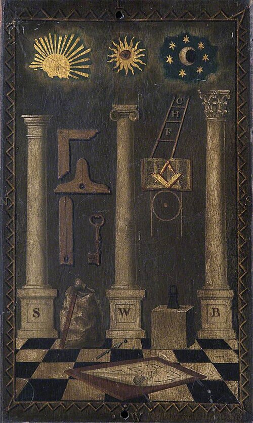First Degree Tracing Board, 1832, 