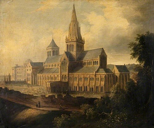 Glasgow Cathedral from the South-East, 1840, 