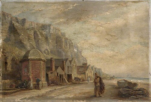 Hastings Beach, East Sussex, 1840, 