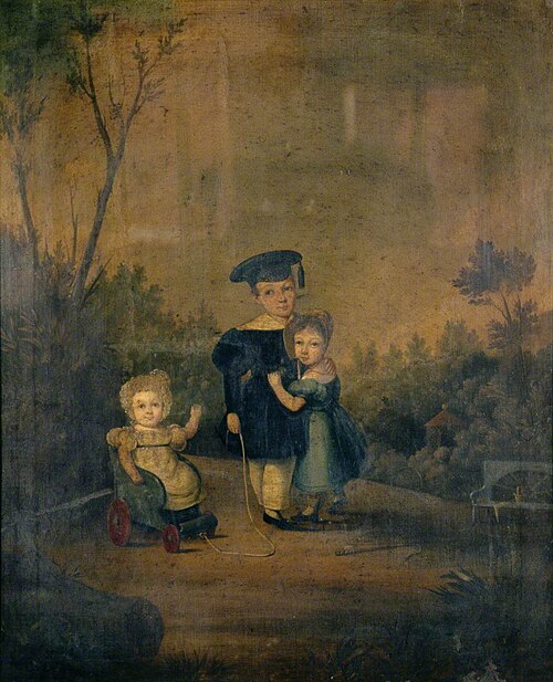 Three Children, 1840, 