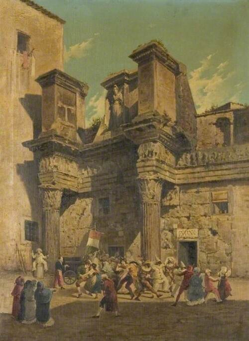 A Carnival Scene, 1840, 