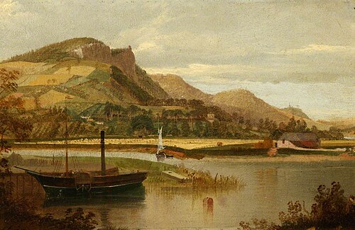 Kinnoull Hill, Perth, 1840, 