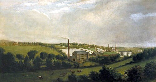 Linen Mill at Chapelizod, 1840, 