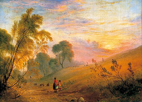 Evening Landscape, 1840, 