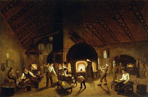 The Falcon Glassworks, 1840, 