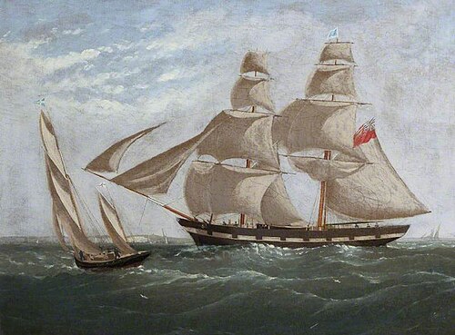 The 'Tigress', 1840, 