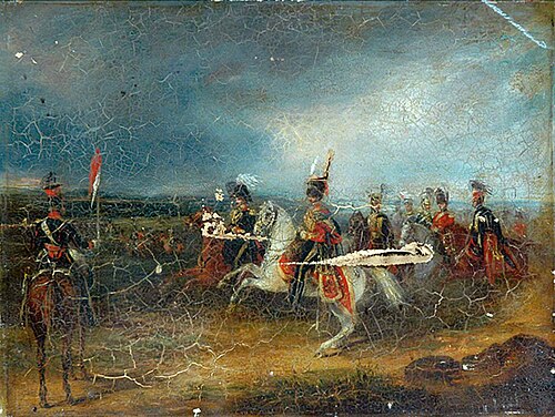 Mounted Troops at a Review, 1840, 