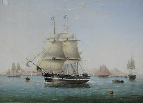 The 'Symmetry' Barque Offshore, 1836, 