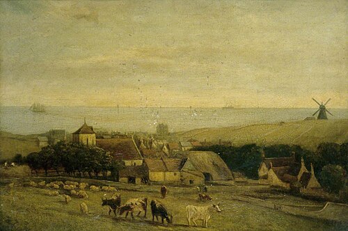 View of a Seaside Town: Rottingdean, East Sussex, 1837, 