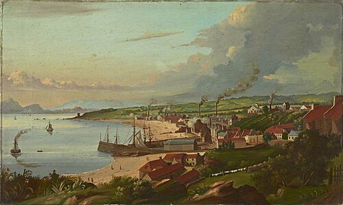 Kirkcaldy from the Top of the Path, 1838, 