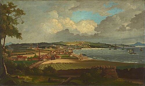 Kirkcaldy from the Kinghorn Road, 1838, 