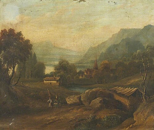 Alpine Landscape, 1845, 