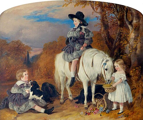 Three Molyneux Children, 1842, 