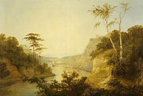View near Clifton, 1843, 