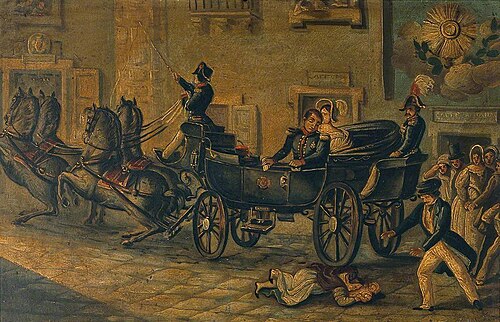 Agata Paladino in a Street Accident, 1843, 