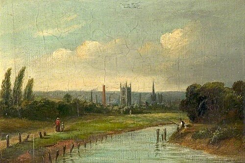 Derby from the South-East, 1848, 