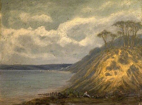 Branksome Chine Cliffs, Dorset, 1850, 