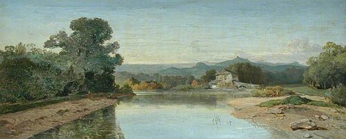 River Scene in the Vaucluse, France, 1862, 