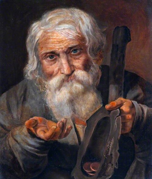 Portrait of an Old Beggar, 1862, 