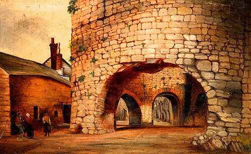 South Gate, Five Arches, 1853, 
