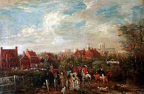 York from about Fishergate, 1860, 