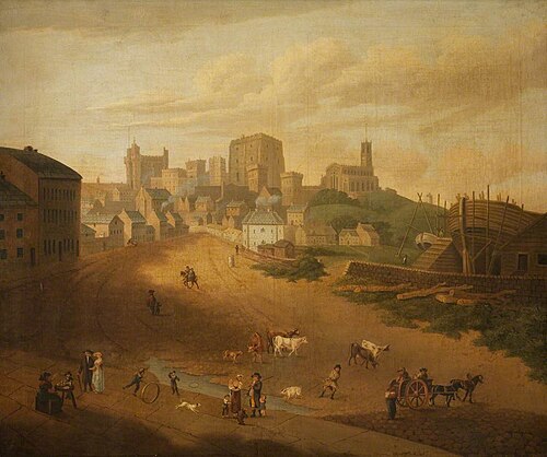 Lancaster from Cable Street, 1860, 