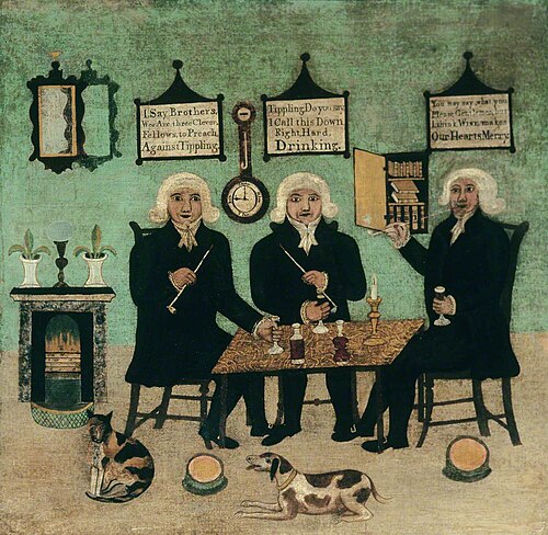 Three Sober Preachers, 1860, 