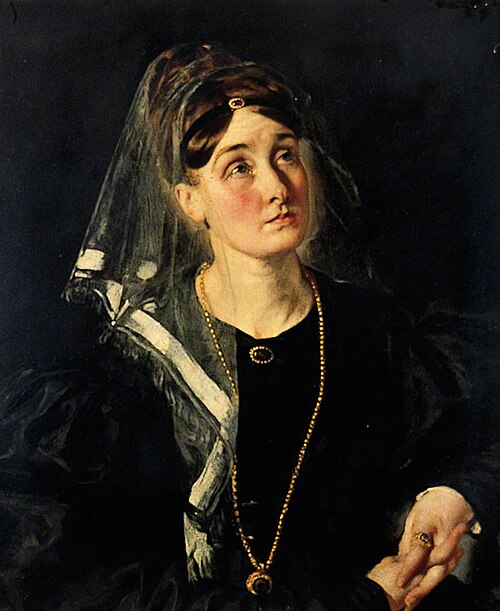 Portrait of an Unknown Lady in Black, 1860, 