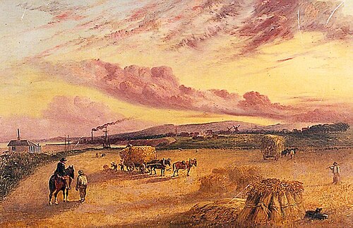 Southwick and Shoreham Looking West towards Fishergate, 1860, 