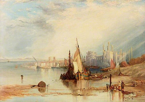 Caernarvon Castle, 1859, 