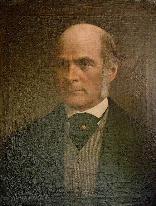 Sir Francis Galton (1822–1911), FRS, 1860, 