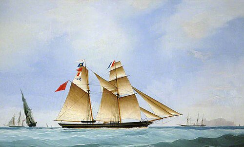 Brigantine 'Morning Star', Built 1857, 1860, 