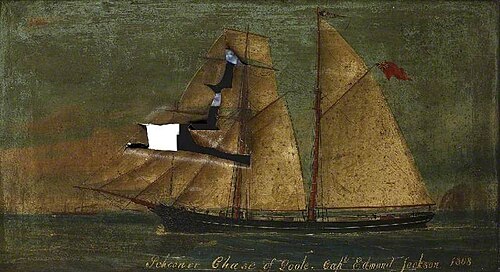 Schooner 'Chase' of Goole, Captain Edmund Jackson, 1868, 