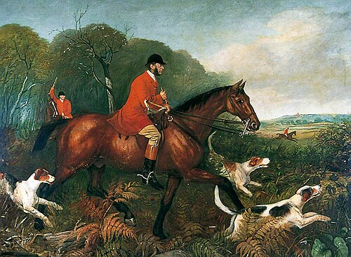 Memorial Painting of Sir Charles Slingsby, Bt Who Died in a Hunting Accident in 1869 When the Ferry , 1869, 