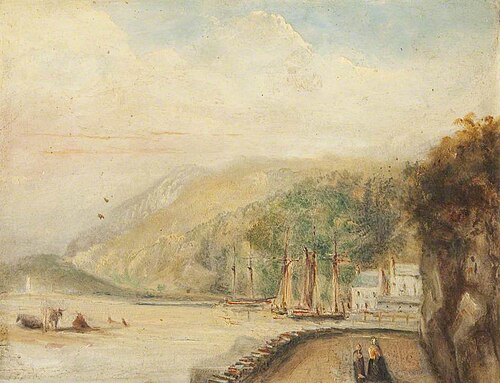 The Rhine Valley at Lorelia, 1870, 
