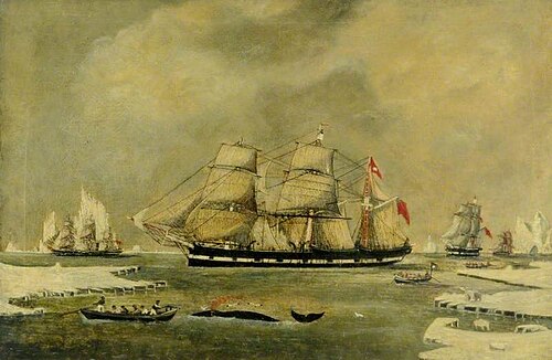 Whalers in the Arctic, 1870, 