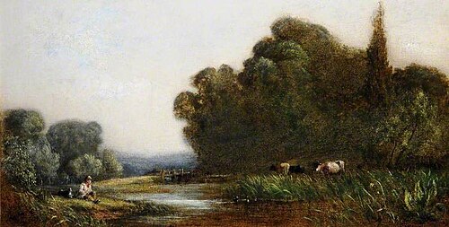Landscape with a River, 1870, 