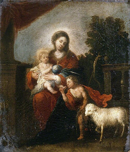 The Virgin and Child with Saint John the Baptist, 1870, 