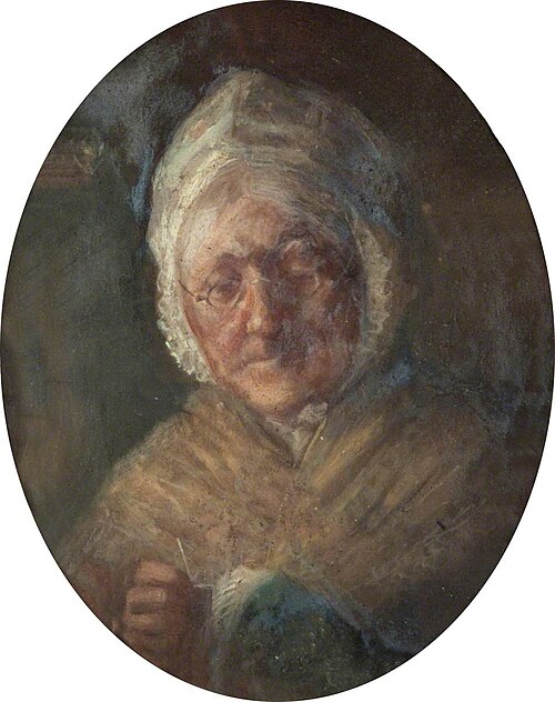 Portrait of an Elderly Woman, 1870, 