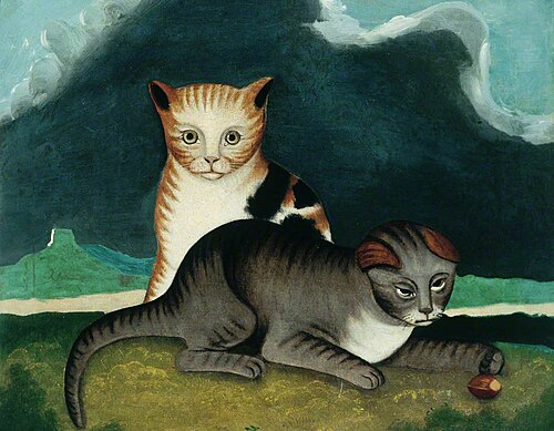 Feline Friends, 1870, 