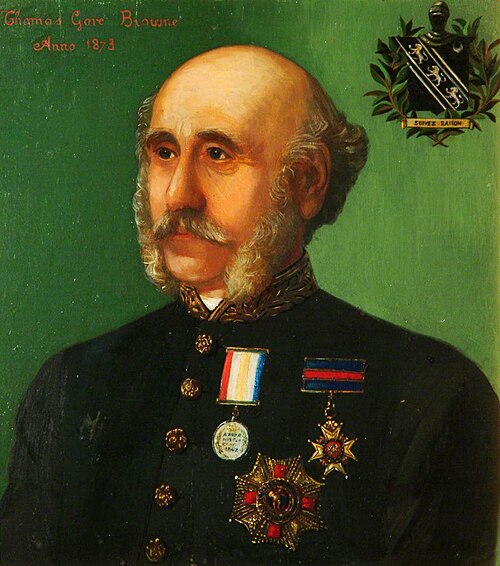 Sir Thomas Gore Brown (1807–1887), 1873, 