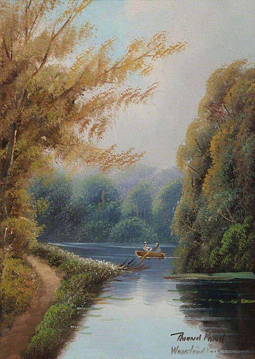 The Round Pond, Wanstead Park, 1876, 