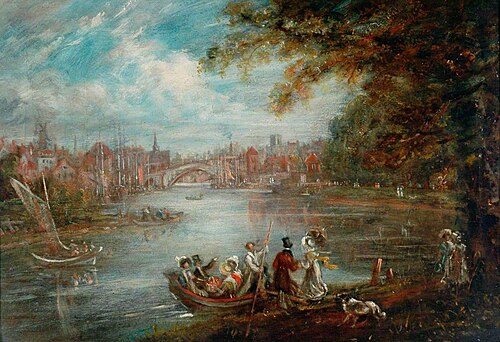 View of Ouse Bridge, 1880, 