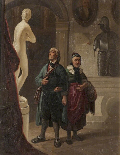 Figures in a Museum, 1880, 