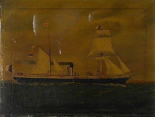Hull Auxilliary Steamer 'China', 1880, 