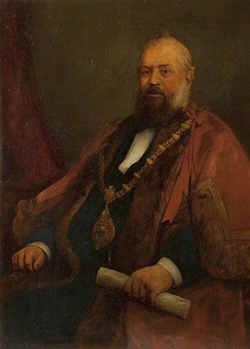 Alderman William Entwistle, Mayor of Darwen (1883), 1883, 