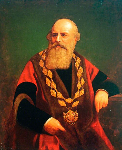 Alderman John Rhodes, JP, 1885, 
