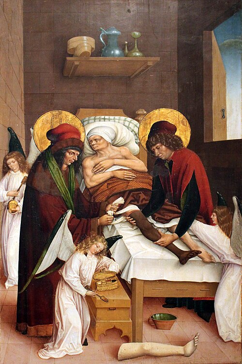 Wonder of the saints Cosmas and Damian, 1515, 